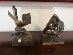 Brutalist Bronze Sculptures Break in the storm Untitled  - 4195897