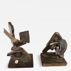 Brutalist Bronze Sculptures Break in the storm Untitled  - 4214099