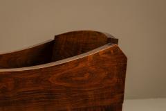 Brutalist Bulky Artisanal Chair in Wood 1960s - 4436538