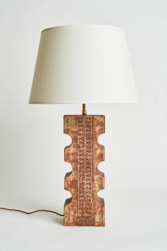 Brutalist Ceramic Table Lamp - 2044860