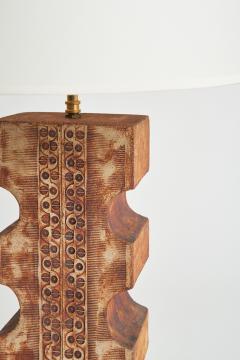 Brutalist Ceramic Table Lamp - 2044862