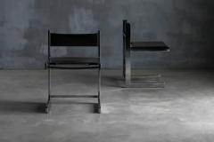 Brutalist Chrome Dining Chairs for Sigma Belgium 1967 - 3950027