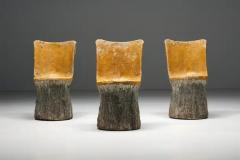 Brutalist Concrete Chairs France 1970s - 3427371