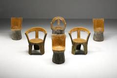 Brutalist Concrete Chairs France 1970s - 3427396