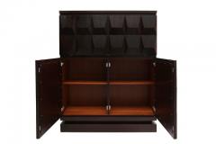 Brutalist Diamond Bar Cabinet - 436969