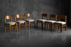 Brutalist Dining Chairs France 1960s - 4458320