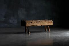 Brutalist Folk Art Bench France 1899 - 3946825