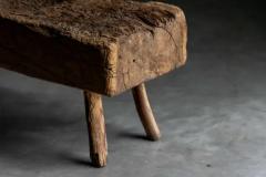 Brutalist Folk Art Bench France 1899 - 3946827