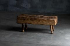 Brutalist Folk Art Bench France 1899 - 3946862