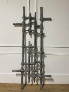 Brutalist Iron Wall Decoration from Belgium - 2636263