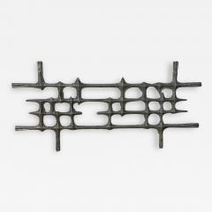 Brutalist Iron Wall Decoration from Belgium - 2642366