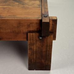Brutalist Knotted Pine Low Coffee Table - 4358713