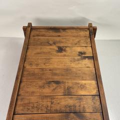 Brutalist Knotted Pine Low Coffee Table - 4358716