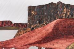 Brutalist Landscape Wall Sculpture by TX Artist Stuart Mathews Canyon and Mesa - 4261252
