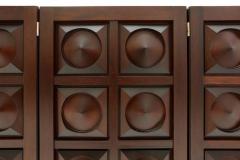 Brutalist Mahogany Credenza - 441830
