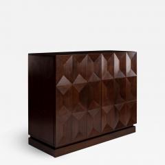 Brutalist Mahogany Credenza by De Coene - 1554771