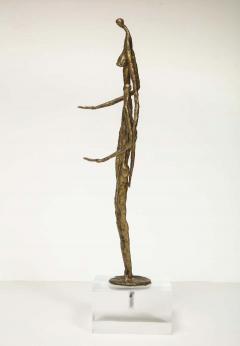 Brutalist Metal Figurative Couple Sculpture - 1832427
