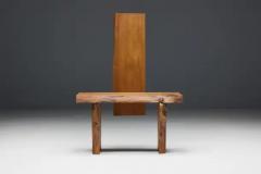 Brutalist Monoxylite Chair France 1950s - 3548537