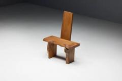 Brutalist Monoxylite Chair France 1950s - 3548568