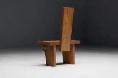 Brutalist Monoxylite Chair France 1950s - 3548592