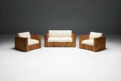 Brutalist Naive Two Seater Sofa France 1940s - 3661638