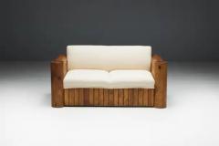 Brutalist Naive Two Seater Sofa France 1940s - 3661642