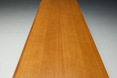 Brutalist Oak Buffet Belgium 1960s - 4289777