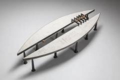Brutalist One of a kind Coffee Table by Thomas Serruys - 3405578
