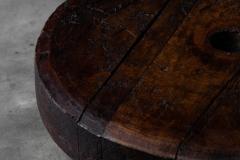 Brutalist Primitive Round Coffee Table France 19th Century - 4549615
