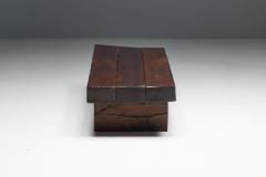 Brutalist Rectangular Coffee Table France 1950s - 4371891