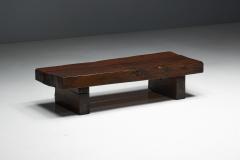 Brutalist Rectangular Coffee Table France 1950s - 4371894