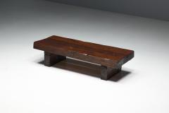 Brutalist Rectangular Coffee Table France 1950s - 4371917