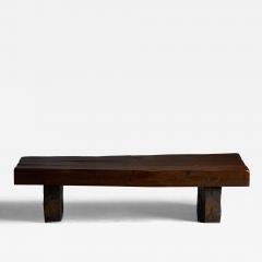 Brutalist Rectangular Coffee Table France 1950s - 4372248