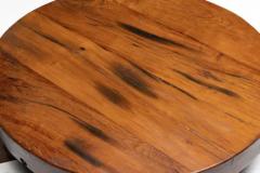 Brutalist Round Coffee Table France 1950s - 3662250