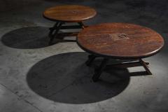 Brutalist Round Coffee Table France 1960s - 4190019