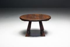 Brutalist Round Coffee Table France 1960s - 4190028