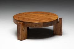Brutalist Round Coffee Table Mid 20th Century - 4810339