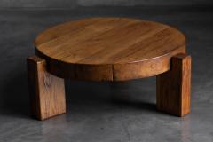 Brutalist Round Coffee Table Mid 20th Century - 4810380