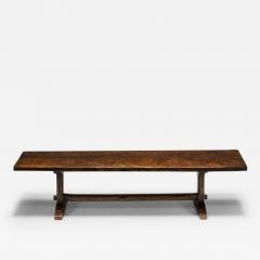 Brutalist Rustic Dining Table France Early 20th Century - 4047912