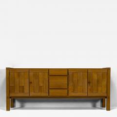 Brutalist Sideboard in Oak 1980s - 4305597