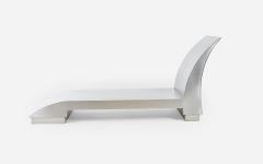 Brutalist Stainless Steel Chaise Lounge - 952245