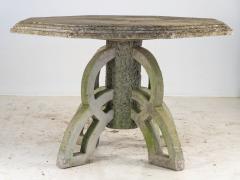 Brutalist Style Concrete Table and set of Four Chairs England 1960s - 3857498