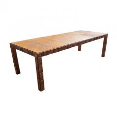 Brutalist Style Walnut Dining Set Lane - 2642662