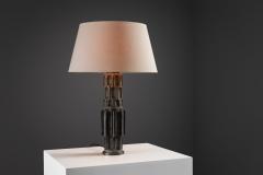 Brutalist Table Lamp in Cast Aluminium Europe Mid 20th Century - 4487232
