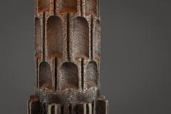 Brutalist Table Lamp in Cast Aluminium Europe Mid 20th Century - 4487234