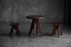 Brutalist Tabouret Stools France Mid 20th Century - 4821404