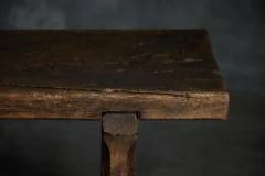 Brutalist Wabi Sabi Farmhouse Table France Early 20th Century - 3919224