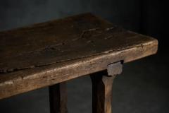 Brutalist Wabi Sabi Farmhouse Table France Early 20th Century - 3919227