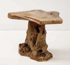 Brutalist Wabi Sabi Modern Tree Trunk Root Pedestal Table France c 1950 - 3106285