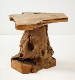 Brutalist Wabi Sabi Modern Tree Trunk Root Pedestal Table France c 1950 - 3106292